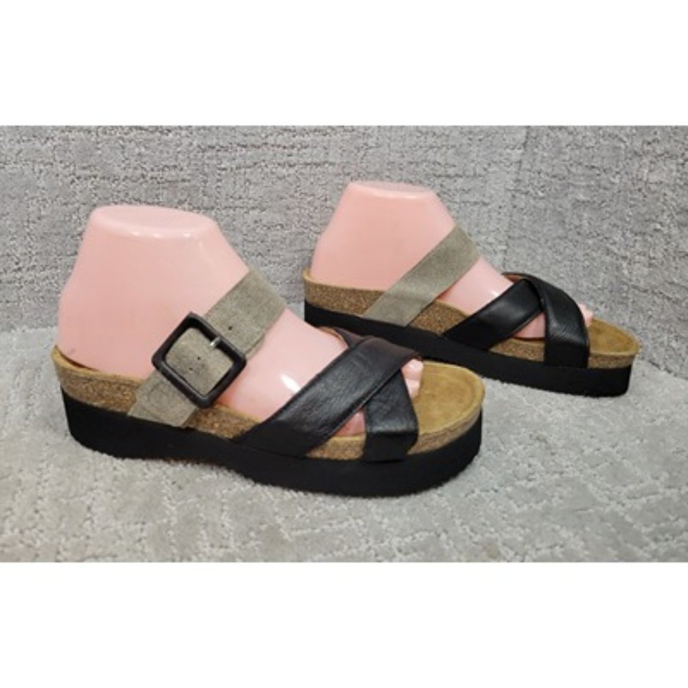 NAOT Juliette Women's Size EU 39 Beige/Beige Leather Strappy Sandals - Picture 9 of 12